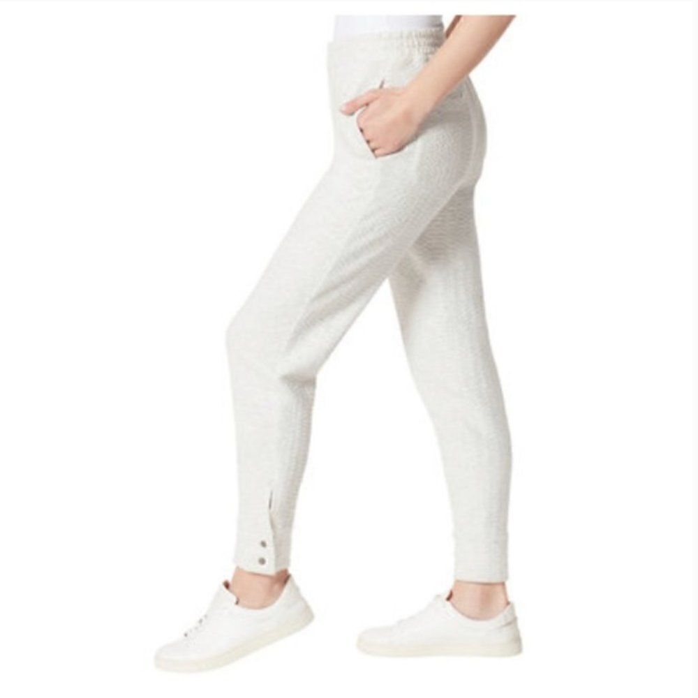 Frayed Natalia Waffle Knit Joggers Extra Large